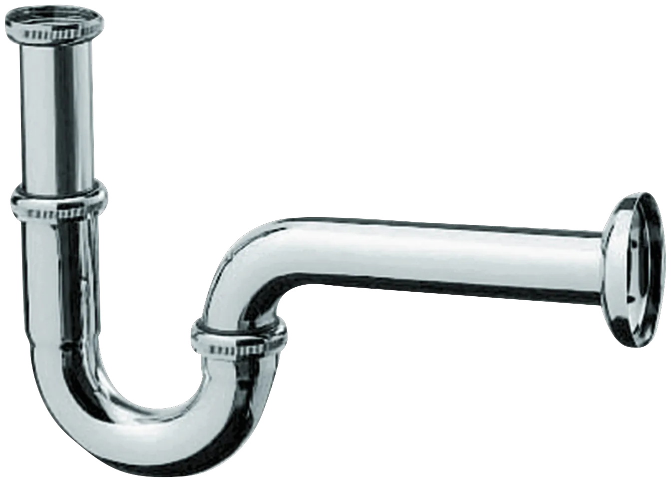 Hansgrohe Sifons, Röhrensiphon Standardmodell, Chrom Hansgrohe Sifons, Röhrensiphon Standardmodell, Chrom