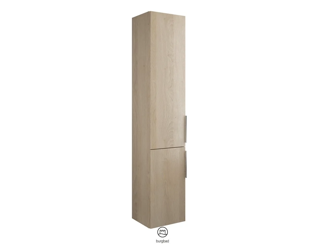 Hochschrank, 2 Türen;4 Glaseinlegeböden;1 fester Boden, Tiefe: 320 mm, Breite: 350 mm, Höhe: 1760 mm