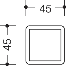 Symbolträger für Piktogramme reinweiß Symbolträger für Piktogramme reinweiß