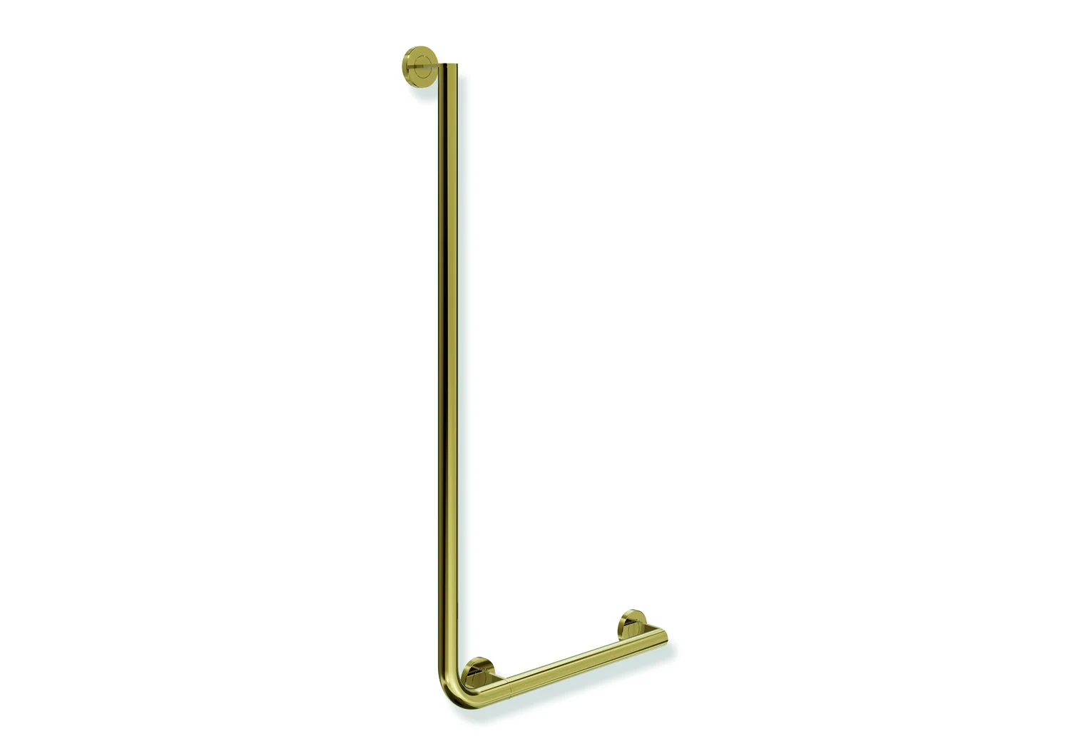 HEWI Winkelgriff System 900, Edelstahl PVD Gold glänzend, waagerecht 500 mm, senkrecht 1000 mm, rechts, inkl. Befestigungsmaterial HEWI Winkelgriff System 900, Edelstahl PVD Gold glänzend, waagerecht 500 mm, senkrecht 1000 mm, rechts, inkl. Befestigungsmaterial
