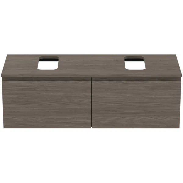 Ideal Standard Waschtischunterschrank „Finesse“ 120,2 × 38,8 × 44 cm Ulme dunkel Ideal Standard Waschtischunterschrank „Finesse“ 120,2 × 38,8 × 44 cm Ulme dunkel