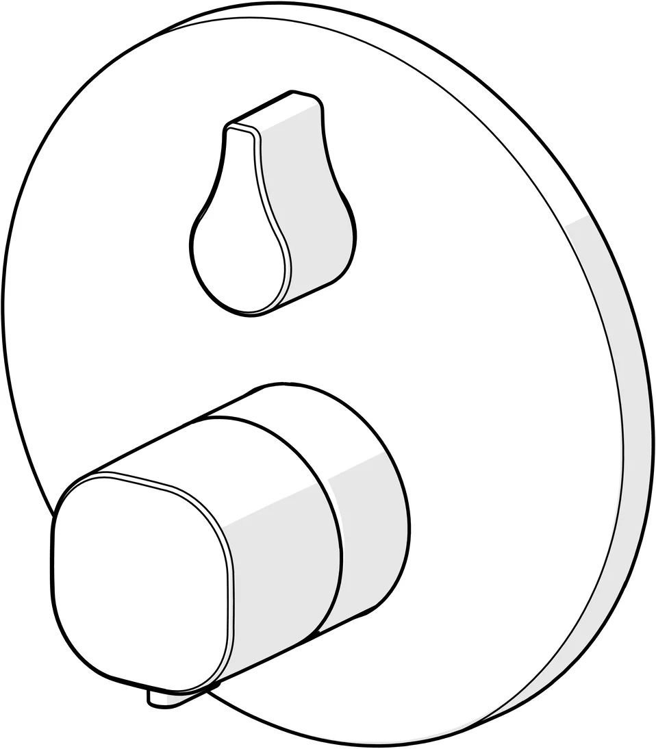 HansaLIVING Duscharmatur Thermostat Fertigmontageset für Brausebatterie 8113 Rosette rund Chrom HansaLIVING Duscharmatur Thermostat Fertigmontageset für Brausebatterie 8113 Rosette rund Chrom