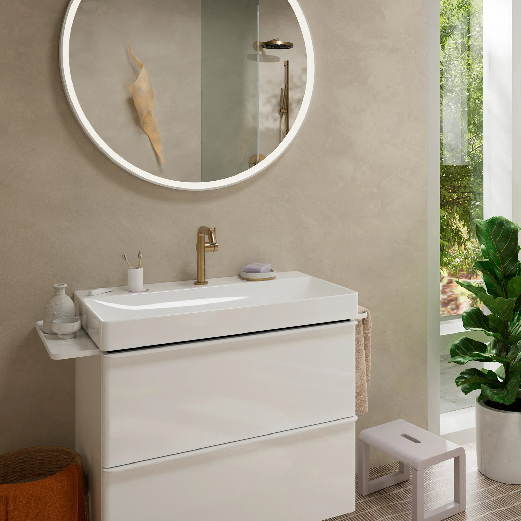 Tecturis S Einhebel-Waschtischmischer 150 Fine CoolStart ohne Ablaufgarnitur Chrom Tecturis S Einhebel-Waschtischmischer 150 Fine CoolStart ohne Ablaufgarnitur Chrom