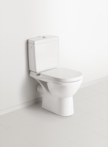 WC-Sitz O.novo 9M3961, 368 x 423 x 51 mm, Oval, Weiß Alpin