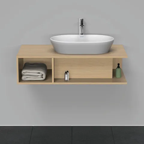 Duravit Waschtischunterschrank wandhängend „D-Neo“ 100 × 26 × 55 cm Eiche Natur Duravit Waschtischunterschrank wandhängend „D-Neo“ 100 × 26 × 55 cm Eiche Natur