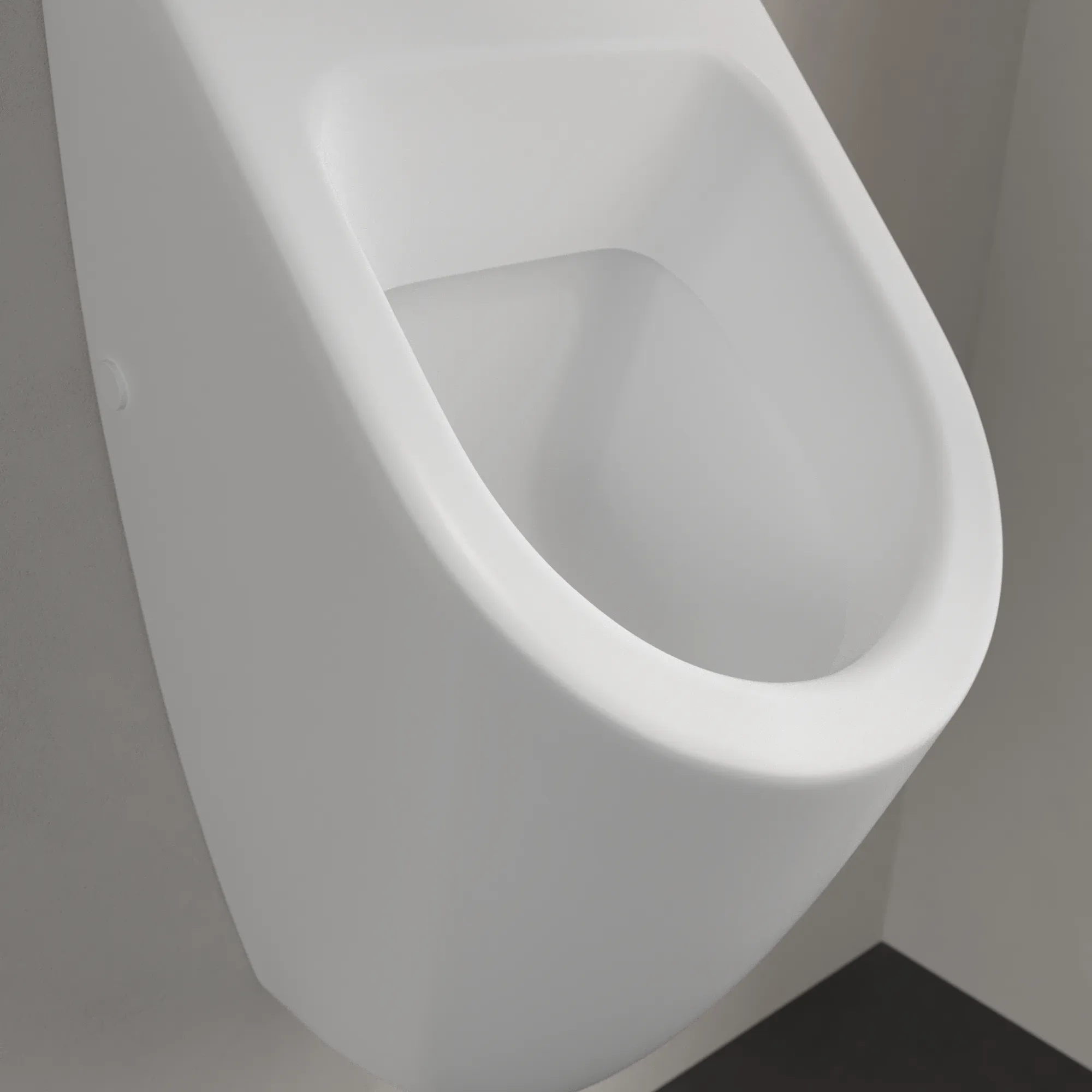 Villeroy & Boch Absaug-Urinal Subway, oval, Stone White CeramicPlus, 285 x 315 mm, Höhe 535 mm, Wandmontage Villeroy & Boch Absaug-Urinal Subway, oval, Stone White CeramicPlus, 285 x 315 mm, Höhe 535 mm, Wandmontage