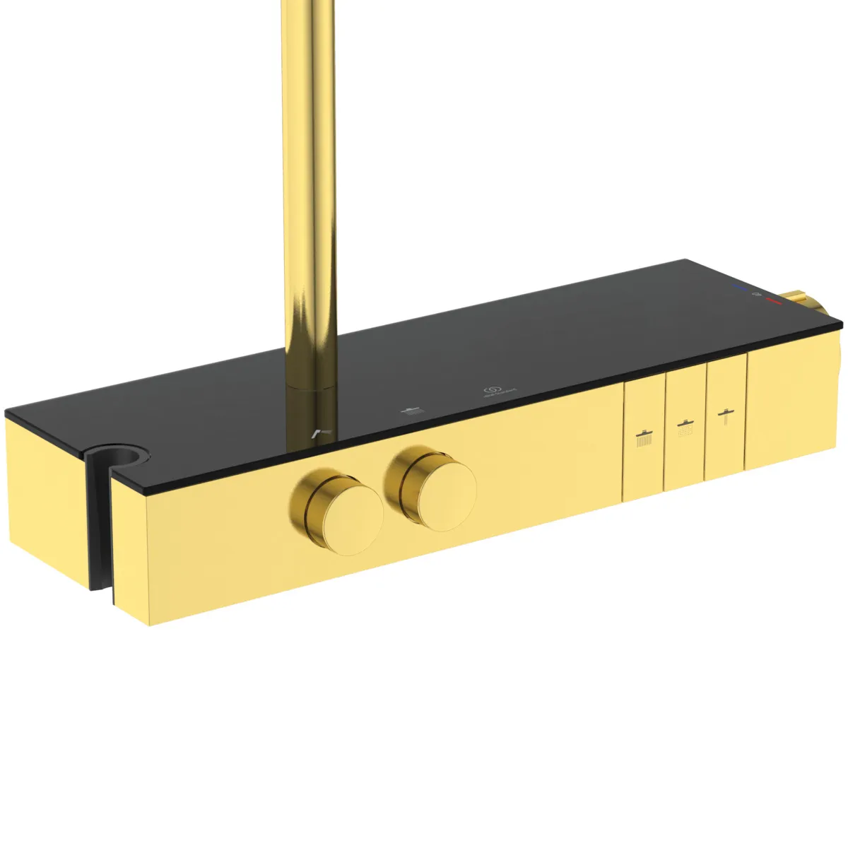 Ideal Standard Ceratherm Solos Duschsystem mit Brausethermostat Brushed Gold