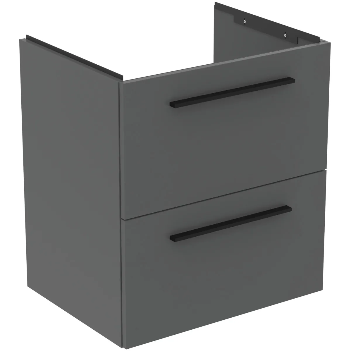 Ideal Standard i.life A Waschtischunterschrank 2 Auszüge 580x440x630mm Quarzgrau matt Ideal Standard i.life A Waschtischunterschrank 2 Auszüge 580x440x630mm Quarzgrau matt