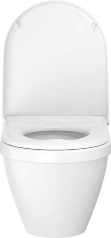 Duravit Wand-Tiefspül-WC inkl. WC-Sitz „Starck 3“ 37 × 54 × 40,5 cm, Befestigung sichtbar