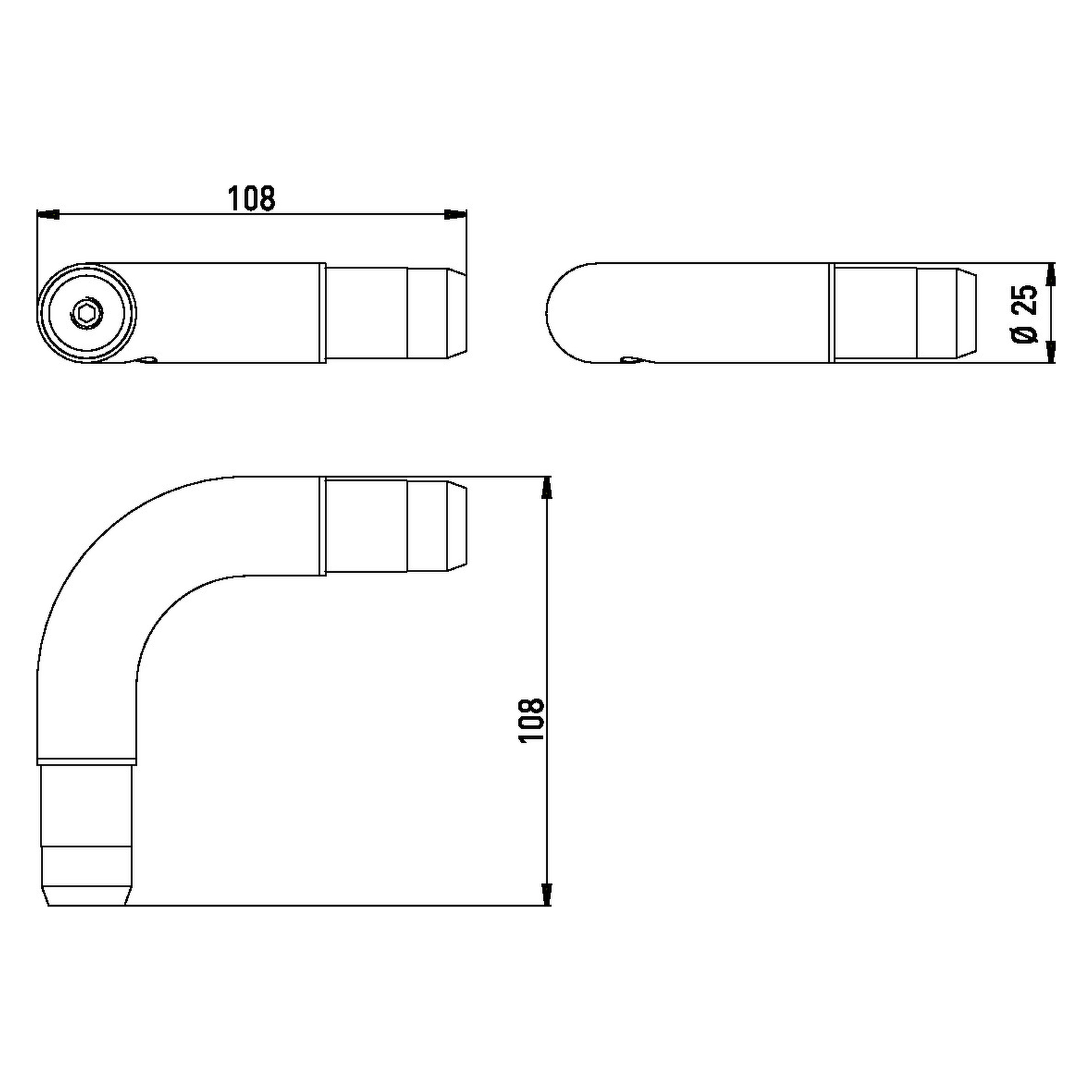 emco 90° Eckverbindung für Duschvorhangstangen „system 2“ in chrom Sonderangebot emco 90° Eckverbindung für Duschvorhangstangen „system 2“ in chrom Sonderangebot