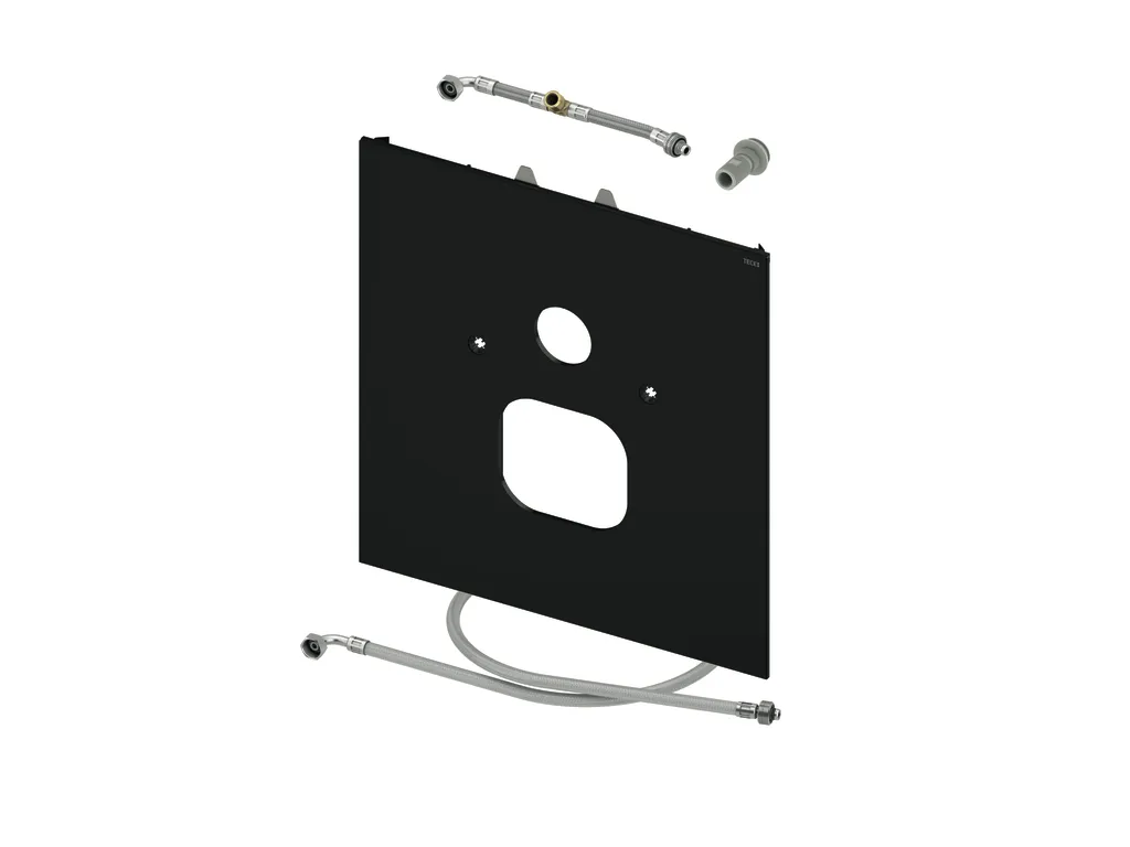 TECElux WC-Glasplatte für Duravit SensoWash C Glas schwarz TECElux WC-Glasplatte für Duravit SensoWash C Glas schwarz
