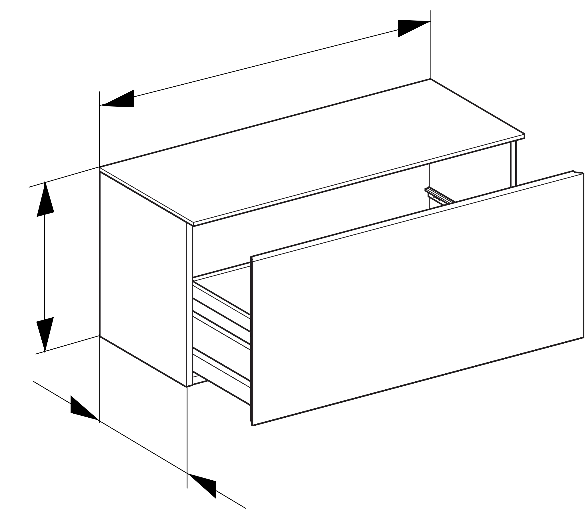KEUCO Sideboard mit Auszug „Royal Reflex“ Trüffel (Glas), Trüffel (Lack, seidenmatt), ohne Beleuchtung 80 × 36 × 33,5 cm KEUCO Sideboard mit Auszug „Royal Reflex“ Trüffel (Glas), Trüffel (Lack, seidenmatt), ohne Beleuchtung 80 × 36 × 33,5 cm