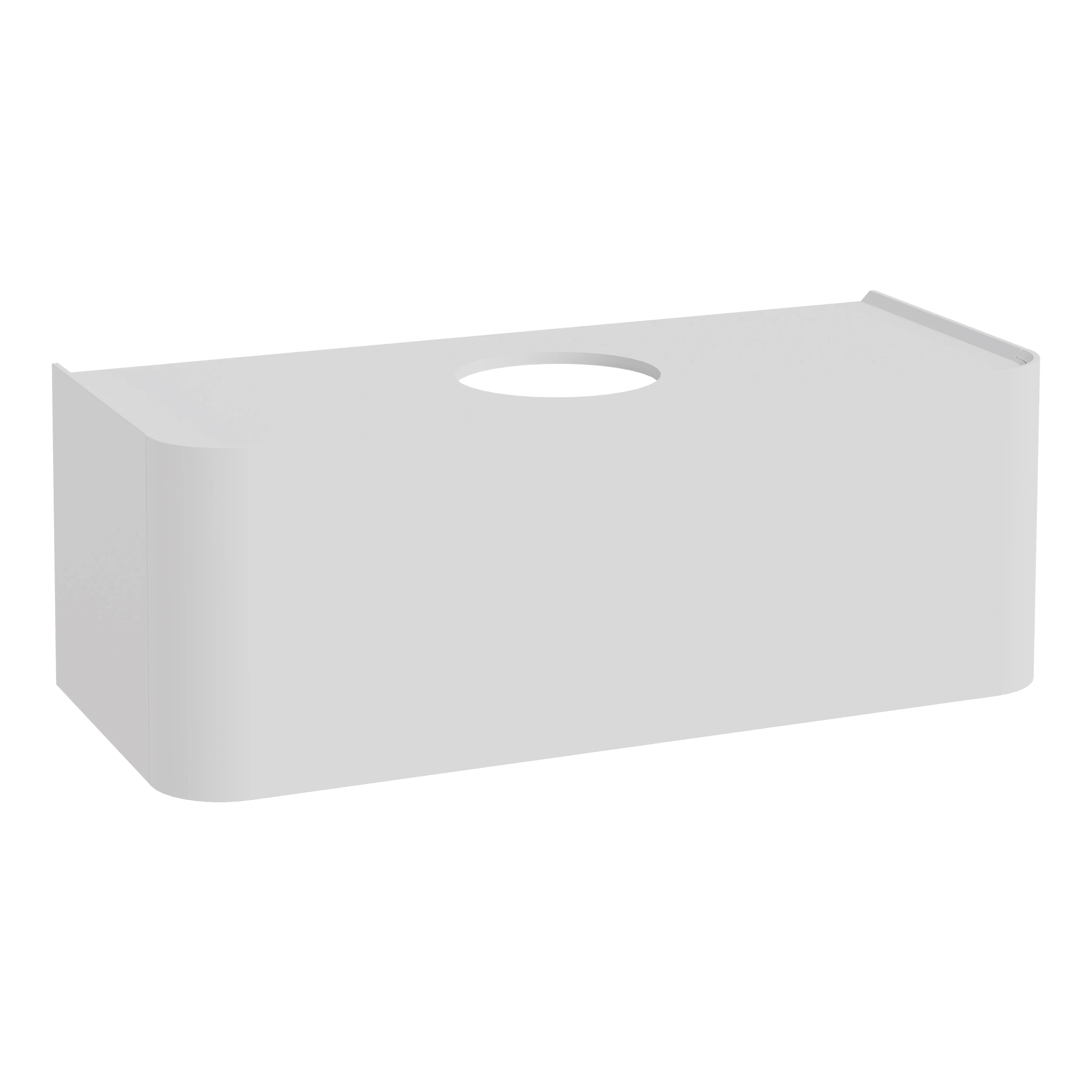 Glora Waschtischunterschrank für Aufsatzschale mit 1 Vollauszug 119 x 52 x 42 cm (BxTxH) Wandmontage Weiß Matt Glora Waschtischunterschrank für Aufsatzschale mit 1 Vollauszug 119 x 52 x 42 cm (BxTxH) Wandmontage Weiß Matt