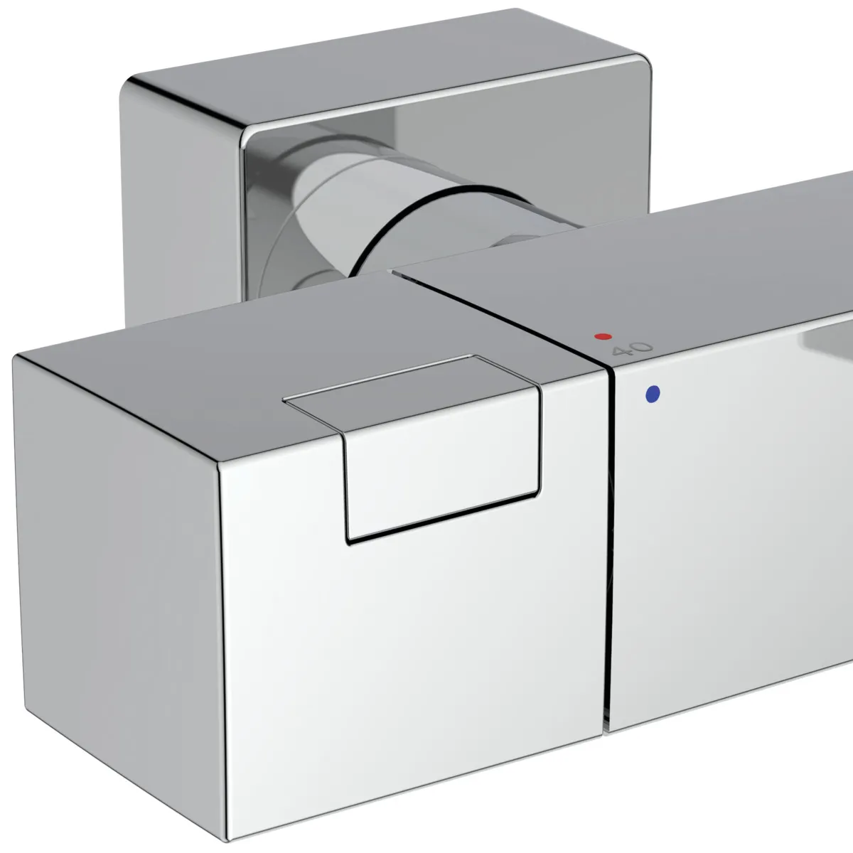 Badethermostat Aufputz Ceratherm C100 Square Chrom Badethermostat Aufputz Ceratherm C100 Square Chrom