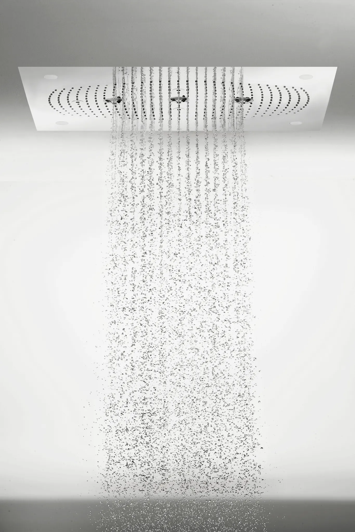 Kopfbrause Rainmaker rechteckig chrom mit Licht