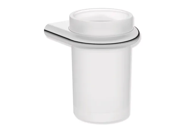 HEWI Glasbecher mit Halter Serie 480, Halter chrom HEWI Glasbecher mit Halter Serie 480, Halter chrom