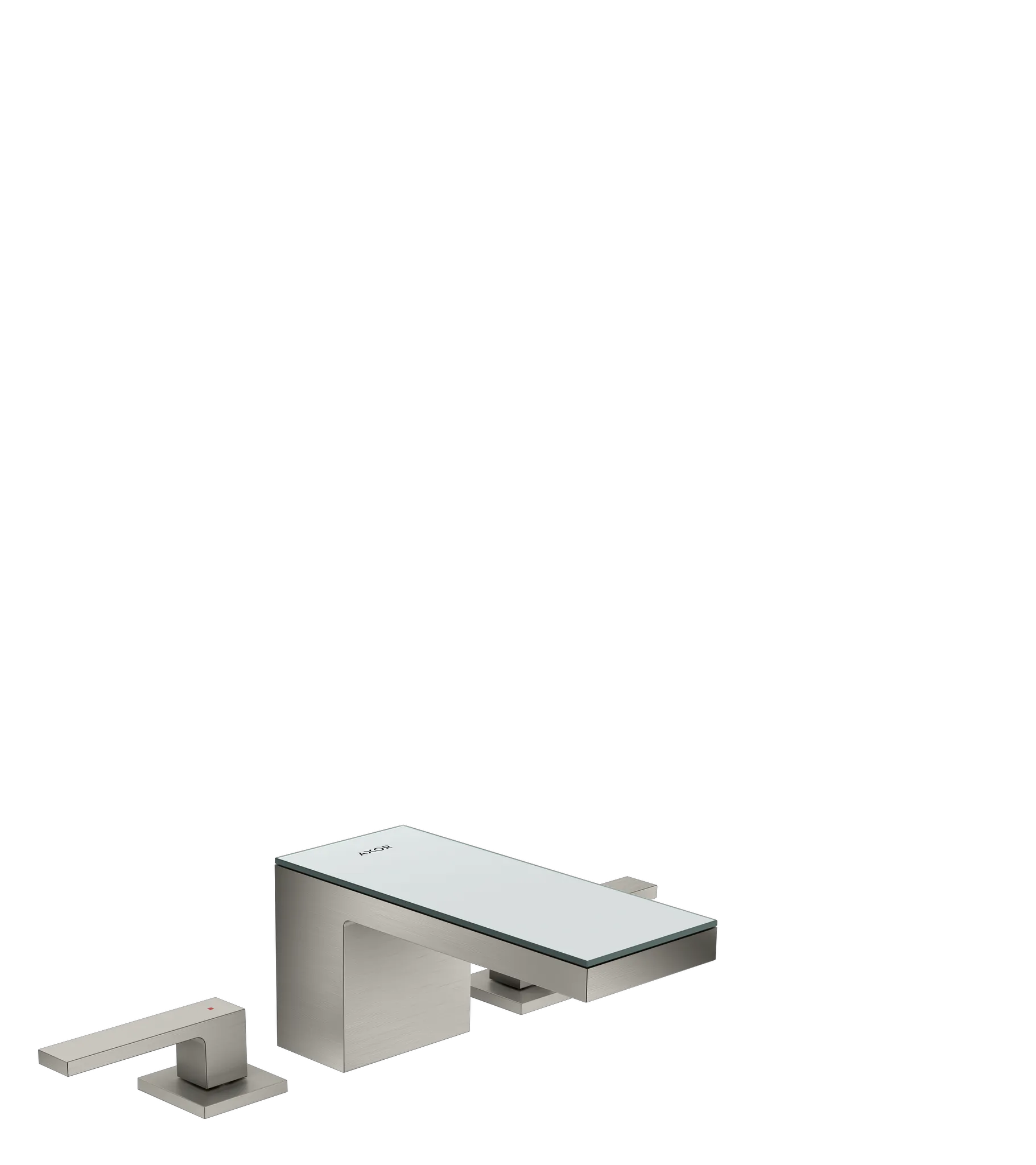 Hansgrohe AXOR MyEdition Mischer mit Platte 200 Glas, Spiegel Hansgrohe AXOR MyEdition Mischer mit Platte 200 Glas, Spiegel