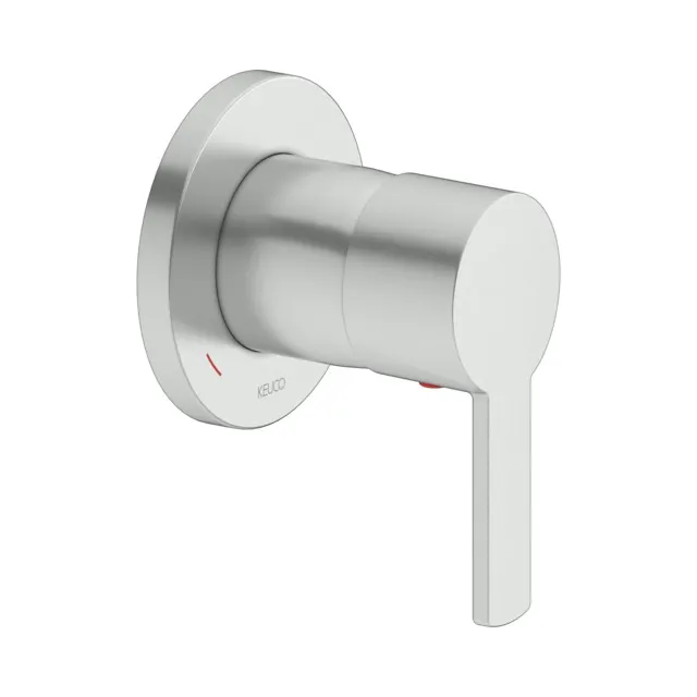 KEUCO PLAN BLUE Einhebelmischer Unterputz Edelstahl-finish KEUCO PLAN BLUE Einhebelmischer Unterputz Edelstahl-finish