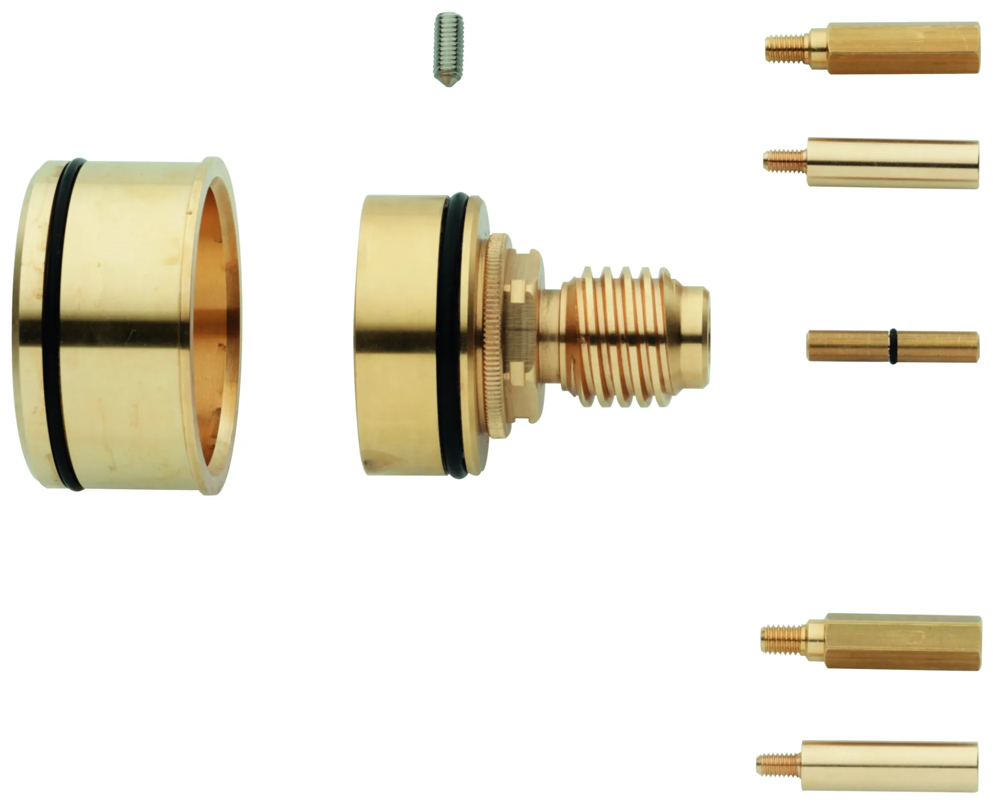 Verlängerungsset 47328, 27,5 mm, für Thermostat-Batterien Verlängerungsset 47328, 27,5 mm, für Thermostat-Batterien