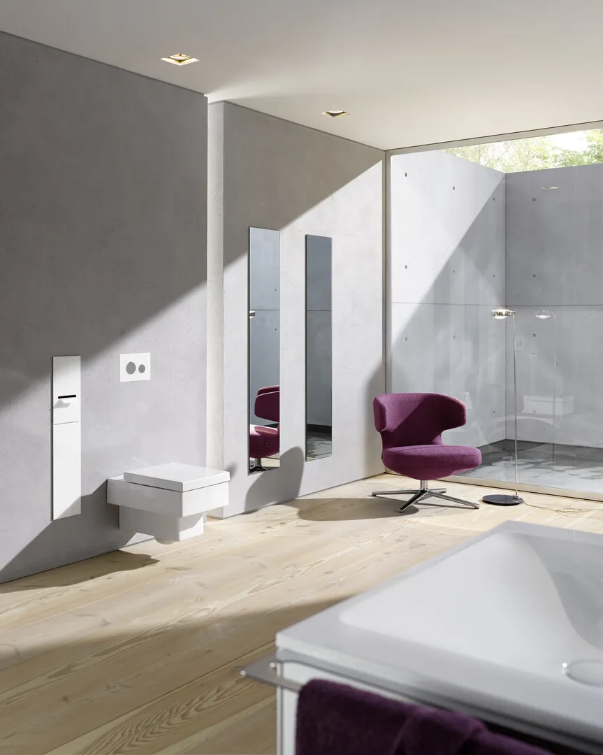 WC-Modul asis 2.0Unterputz, 811 mm, Türanschlag rechts, weiss mattohne Einbaurahmen WC-Modul asis 2.0Unterputz, 811 mm, Türanschlag rechts, weiss mattohne Einbaurahmen