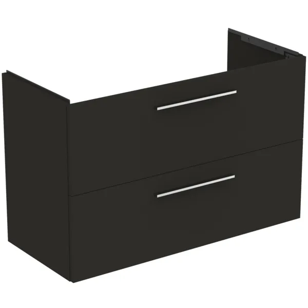 Ideal Standard Möbelwaschtischunterschrank i.life A 2 Auszüge 1000x440x630mm Carbongrau Ideal Standard Möbelwaschtischunterschrank i.life A 2 Auszüge 1000x440x630mm Carbongrau