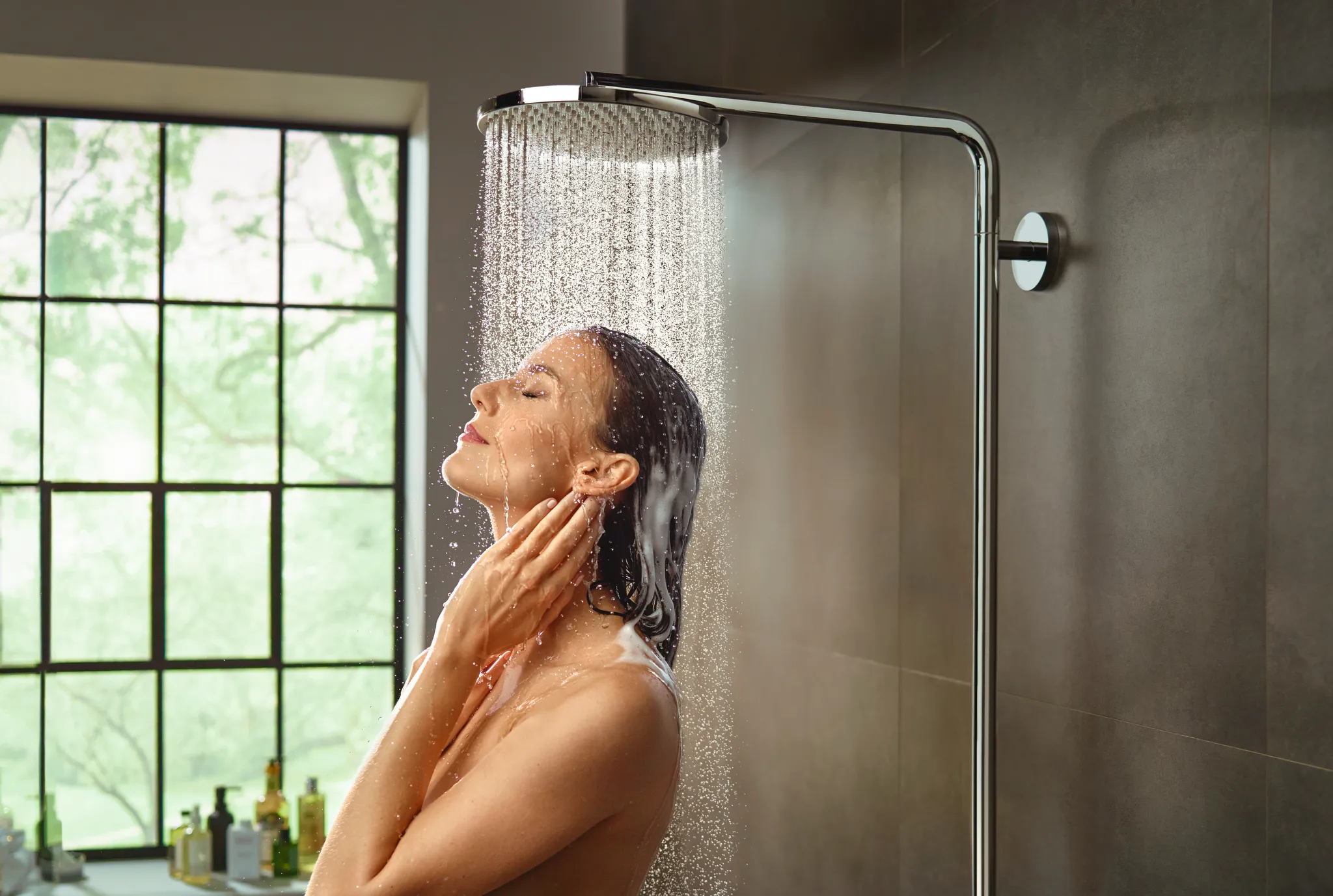 Showerpipe Raindance Select S 240 1jet PowderRain chrom Showerpipe Raindance Select S 240 1jet PowderRain chrom