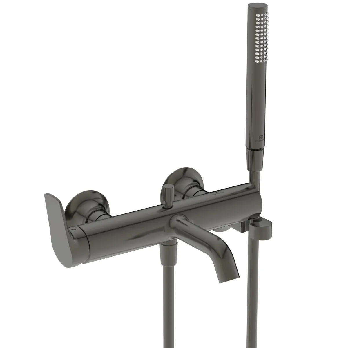 Ideal Standard Badearmatur Aufputz La Dolce Vita mit Handbrause-Set Magnetic Grey