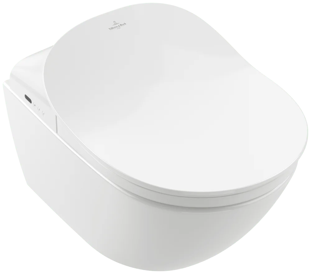 Wand-Tiefspül-WC „Subway 3.0“ 37 × 36 × 56 × 56 cm, mit CeramicPlus, ohne Spülrand, Abgang waagerecht