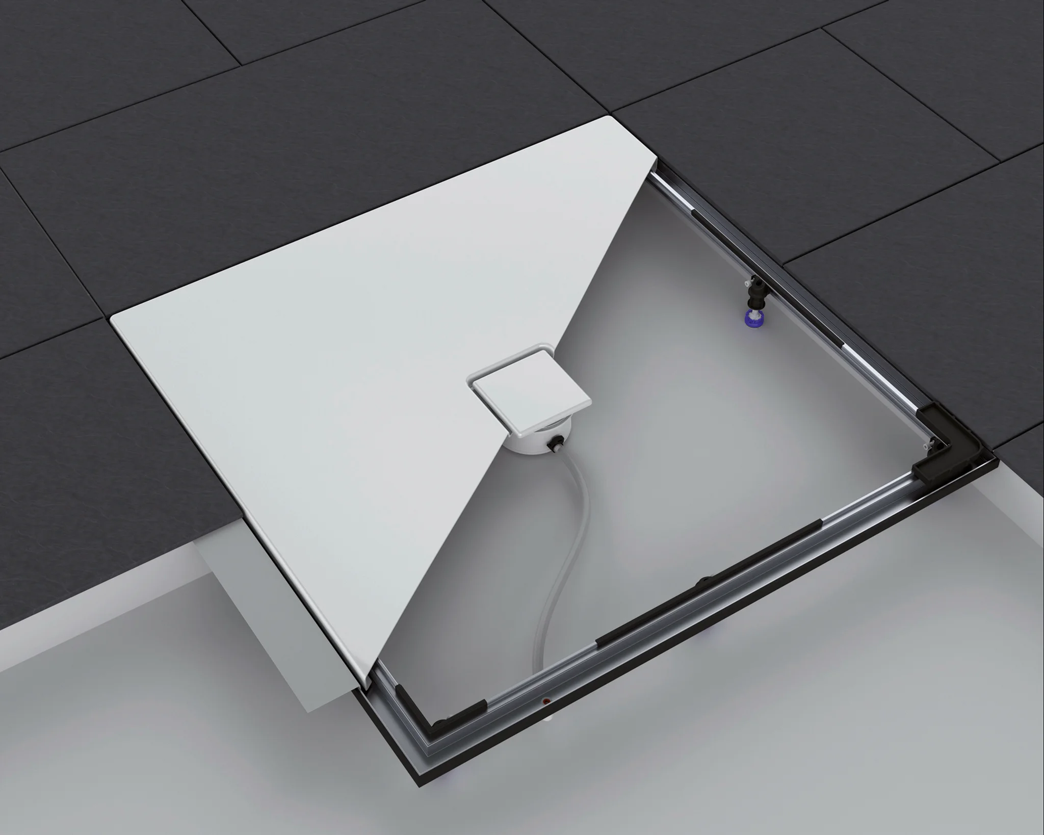 Kaldewei Einbau-System-Rahmen für Duschwannen „ESR“ 80 × 80 cm Kaldewei Einbau-System-Rahmen für Duschwannen „ESR“ 80 × 80 cm