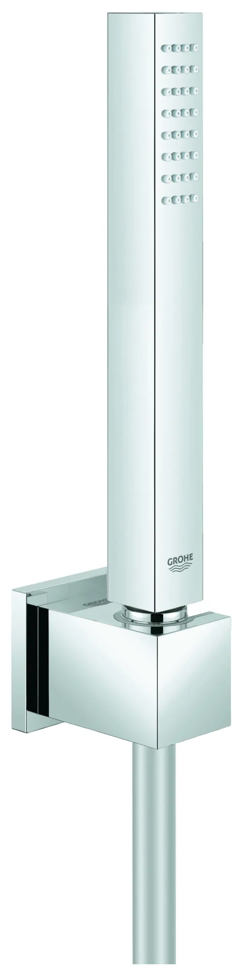 Wandhalterset Euphoria Cube Stick 27703, 1 Strahlart, 9,5 l/min Durchflusskonstanthalter, chrom Wandhalterset Euphoria Cube Stick 27703, 1 Strahlart, 9,5 l/min Durchflusskonstanthalter, chrom
