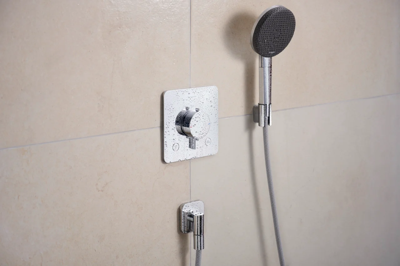 Hansgrohe Ecostat Comfort Q Thermostat Unterputz, Chrom, 2 Verbraucher, Temperatur- und Volumensteuerung, einfache Installation