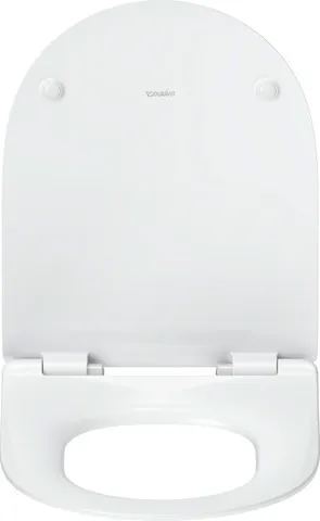 Duravit Univ.WC-Sitz D-shaped Tief 451mm Ülap Absenkaut. abnehmb. Scharn. Edelst. We