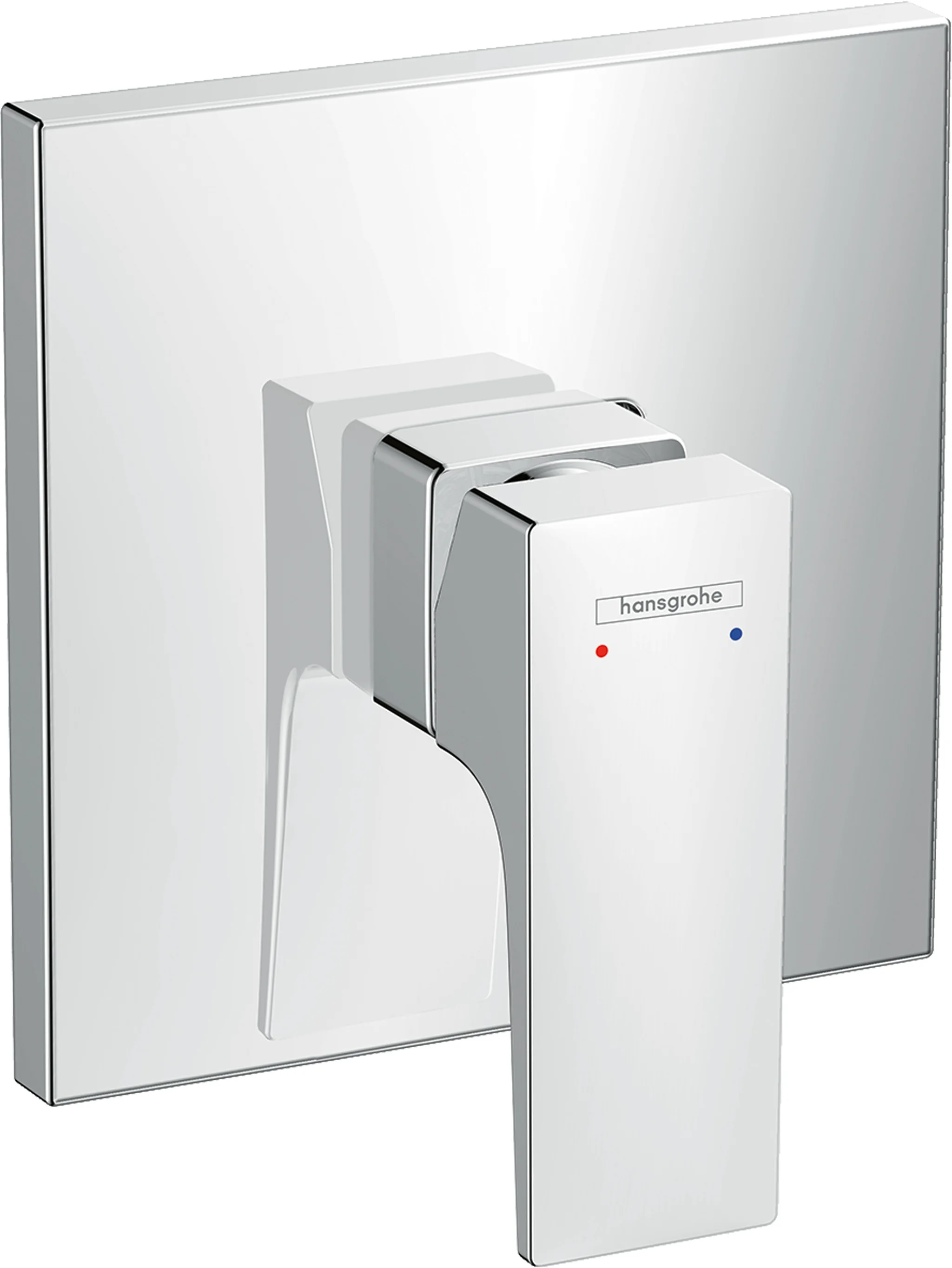 Hansgrohe Metropol Einhebel-Brausemischer Unterputz chrom, Keramikmischsystem, einstellbare Temperaturbegrenzung, mit Schalldämpfer