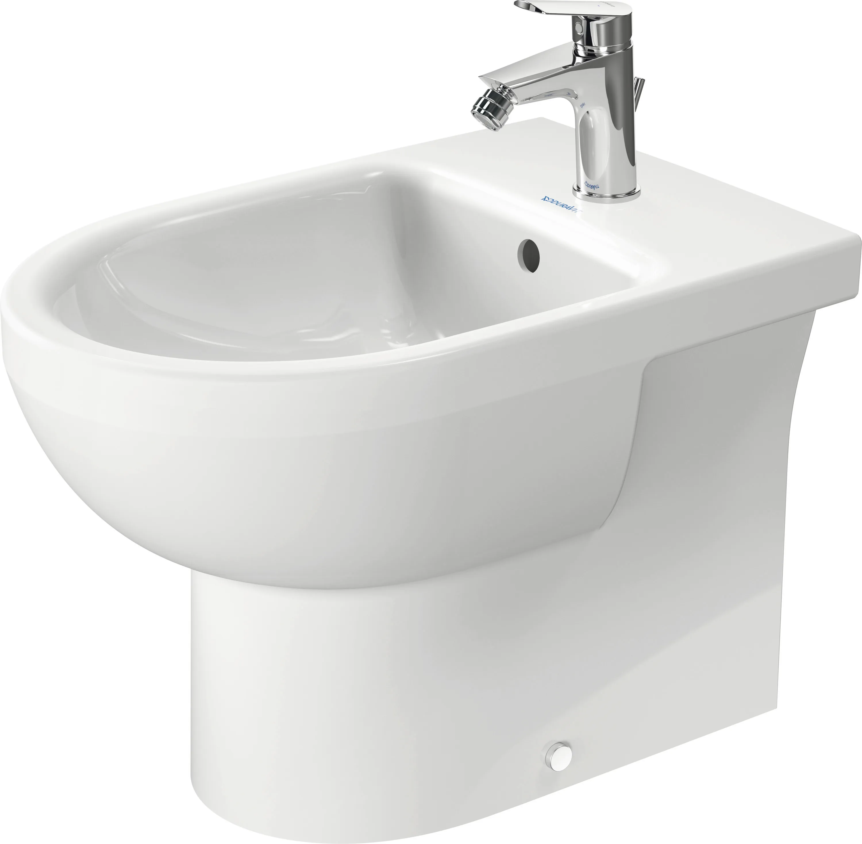 Duravit Stand-Bidet back to wall „No.1“, Befestigung sichtbar 36,5 × 57 × 40 cm