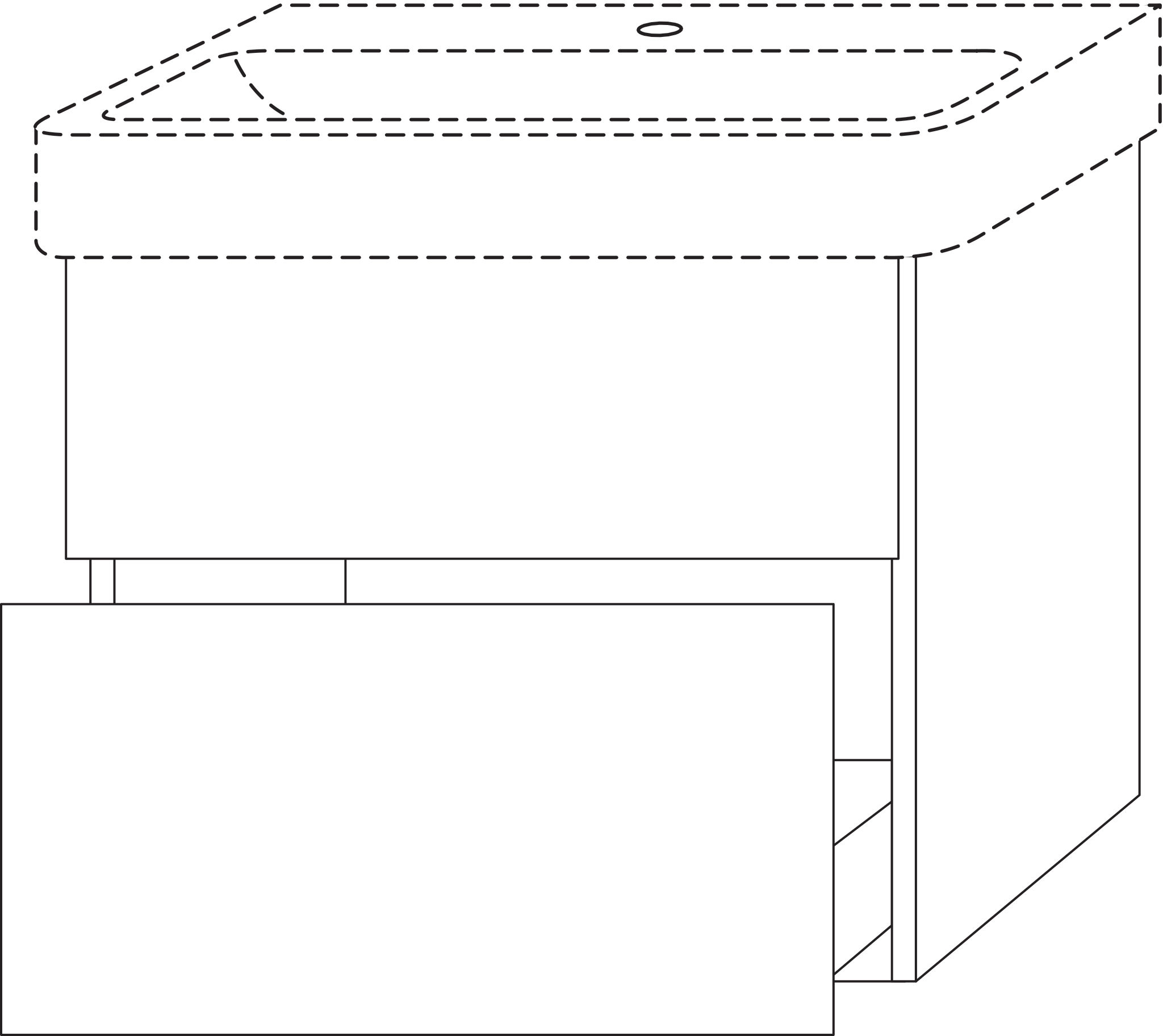 Sanipa Waschtischunterschrank „3way“ passend zu Keramik-Waschtische Pro S von Laufen 650 × 593 × 437 mm in Taupe (matt), Becken mittig