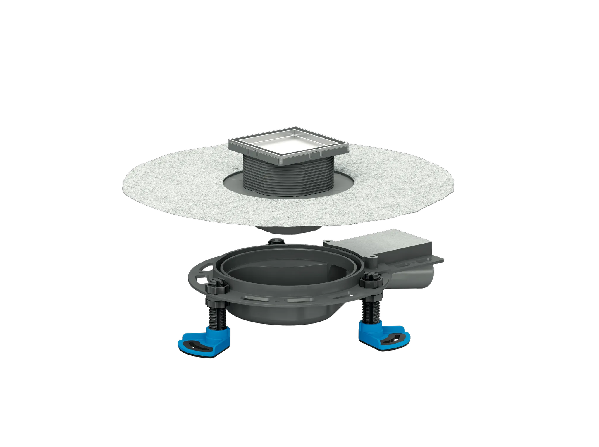 Bodenablauf DallDrain Individual Plan, DN 40, 100 x 100 mm Bodenablauf DallDrain Individual Plan, DN 40, 100 x 100 mm