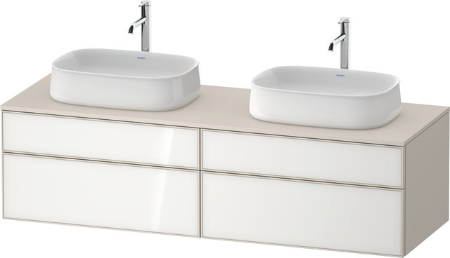 Duravit Waschtischunterschrank wandhängend „Zencha“ 160 × 44,2 × 55 cm