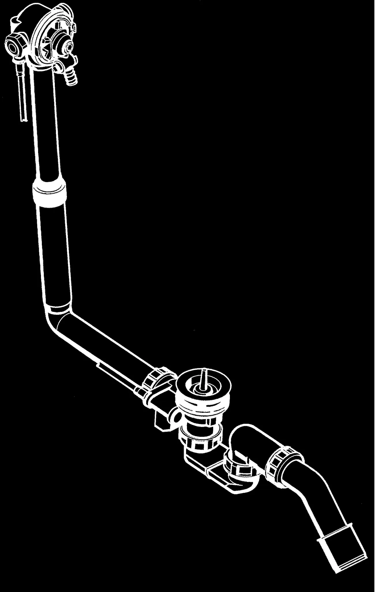 Wannenein-,Ab-u.Überlaufgarnitur Exafill Grundset für Normalwannen Wannenein-,Ab-u.Überlaufgarnitur Exafill Grundset für Normalwannen