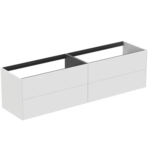 Ideal Standard Waschtischunterschrank „Conca“ 198,5 × 54 × 50,5 cm Weiß matt lackiert Ideal Standard Waschtischunterschrank „Conca“ 198,5 × 54 × 50,5 cm Weiß matt lackiert