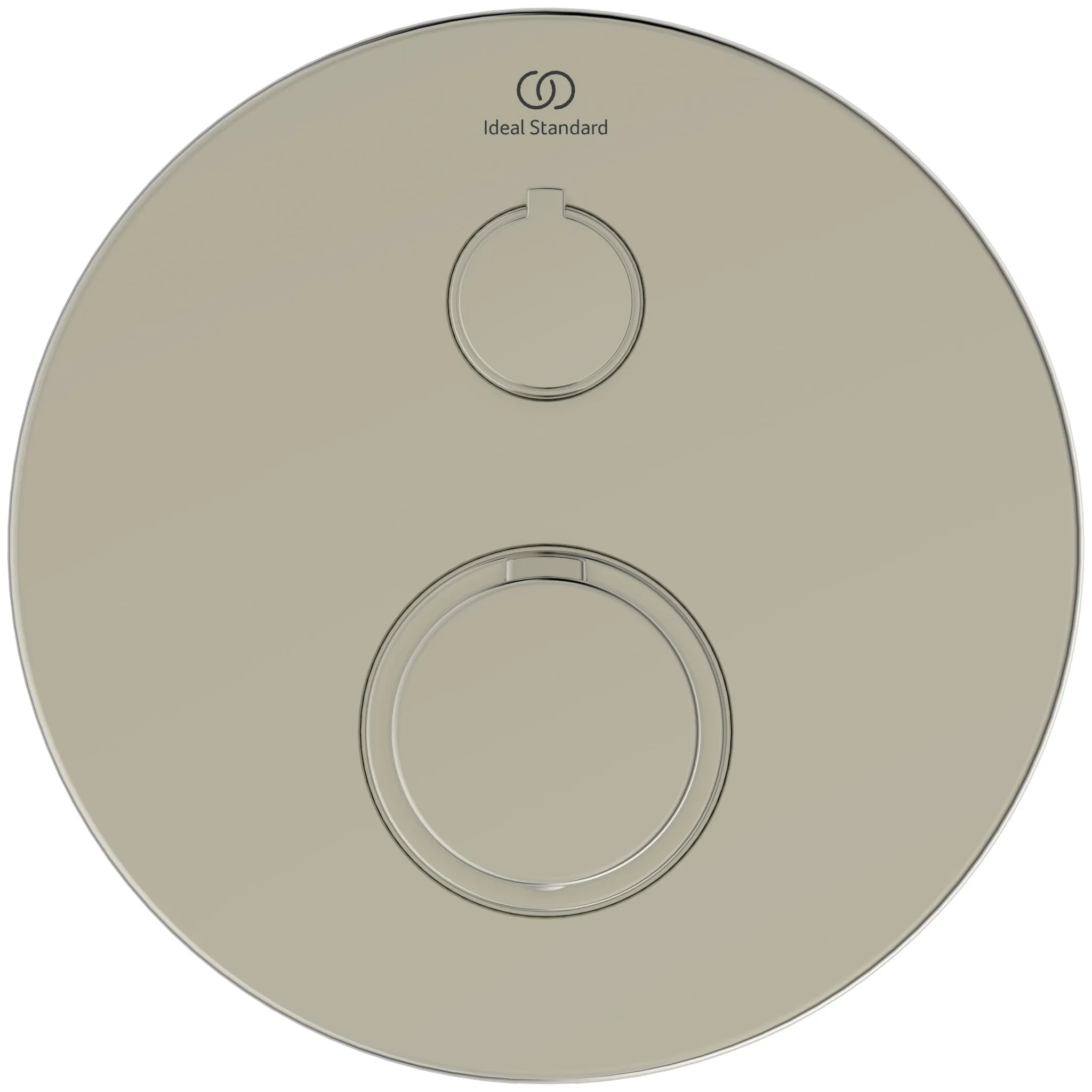 Einzelthermostat Unterputz Ceratherm T100, Bausatz 2, Rosette Durchmesser: 163mm, Brushed Gold Einzelthermostat Unterputz Ceratherm T100, Bausatz 2, Rosette Durchmesser: 163mm, Brushed Gold
