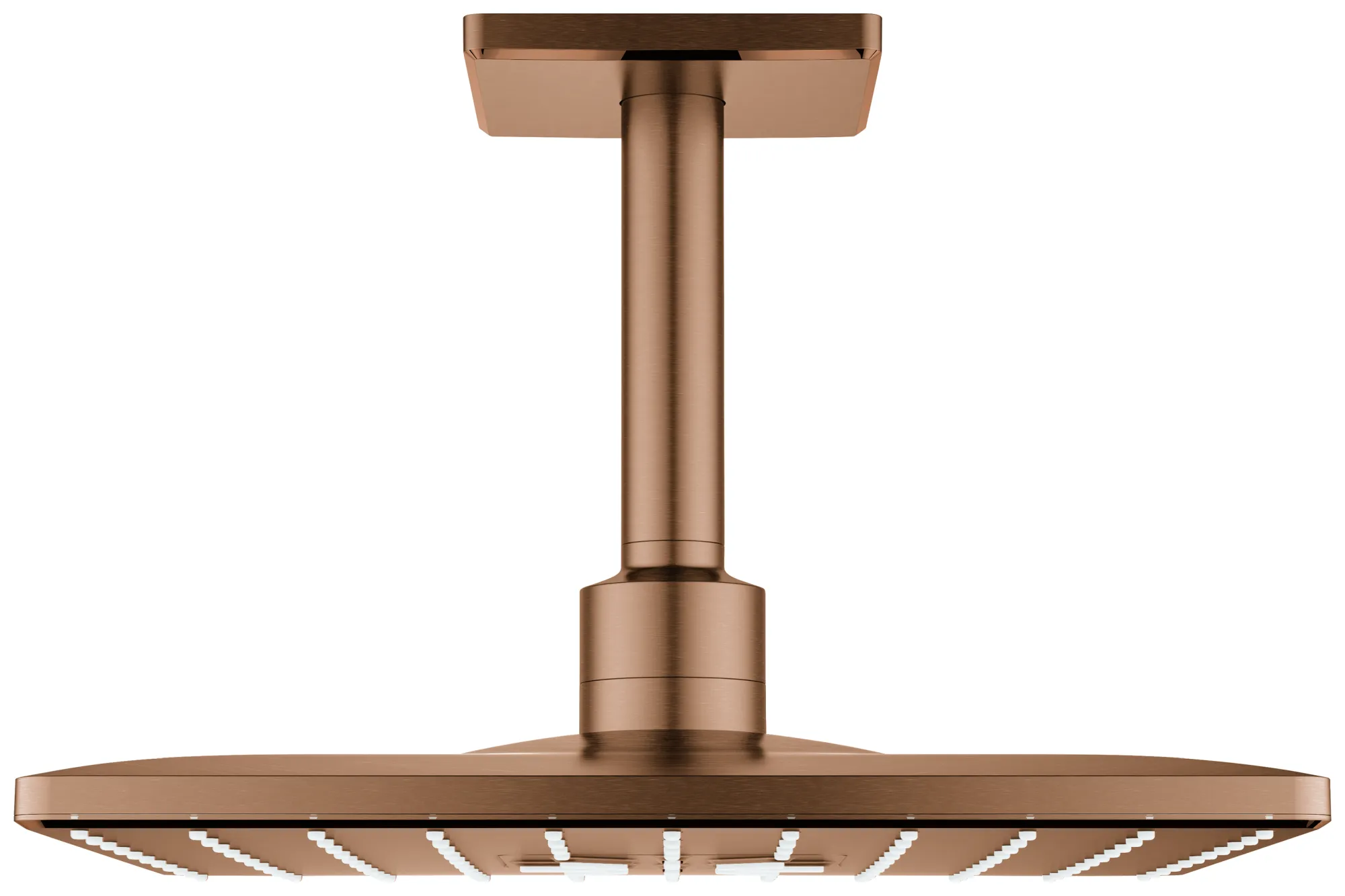 Kopfbrauseset Rainshower SmartActive 310 Cube 26481, 2 Strahlarten, Deckenauslass 142 mm, eckige Form, chrom Farbe: warm sunset (gebürstet) Kopfbrauseset Rainshower SmartActive 310 Cube 26481, 2 Strahlarten, Deckenauslass 142 mm, eckige Form, chrom Farbe: warm sunset (gebürstet)