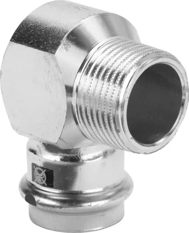 „Prestabo“ 90°-Winkel mit 1 Muffe und Außengewinde 15 mm × 3/8″ „Prestabo“ 90°-Winkel mit 1 Muffe und Außengewinde 15 mm × 3/8″
