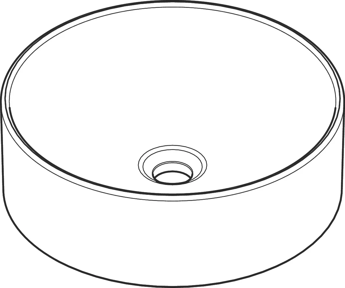 Hansgrohe Xuniva S Aufsatzwaschtisch 400⁄400 Weiß