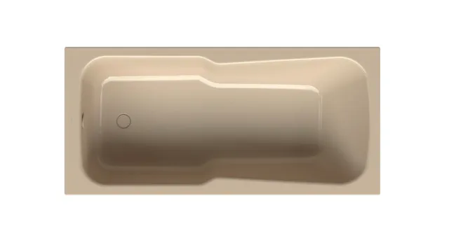 Bette BetteSet Badewanne Rechteck 1700x800x380 mm Bahama beige 2 Griffbohrungen glasierter Titan-Stahl Einbau Bade-Duschkombination 1-Sitzer