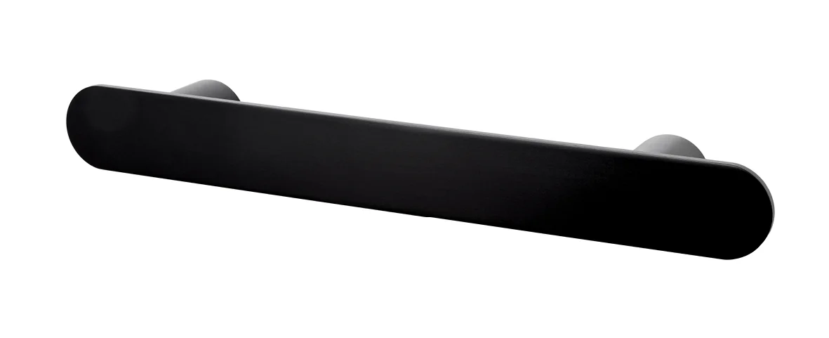 BEMM Magnet Handtuchhalter Softline, schwarz satiniert, 460 mm Länge, 55 mm Höhe, 60 mm Tiefe