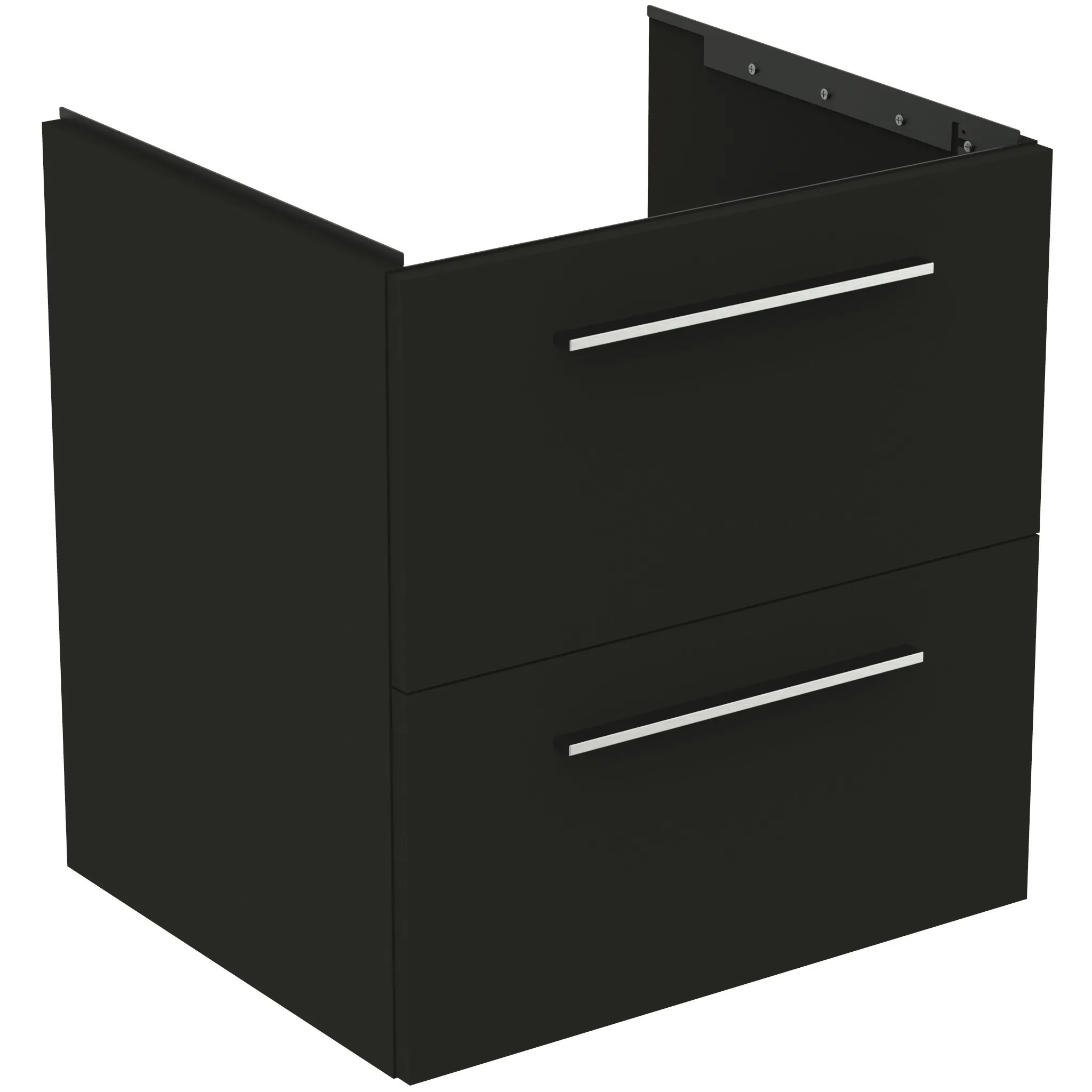 Ideal Standard Möbelwaschtischunterschrank i.life B 2 Auszüge 600x505x630mm Carbongrau matt Ideal Standard Möbelwaschtischunterschrank i.life B 2 Auszüge 600x505x630mm Carbongrau matt