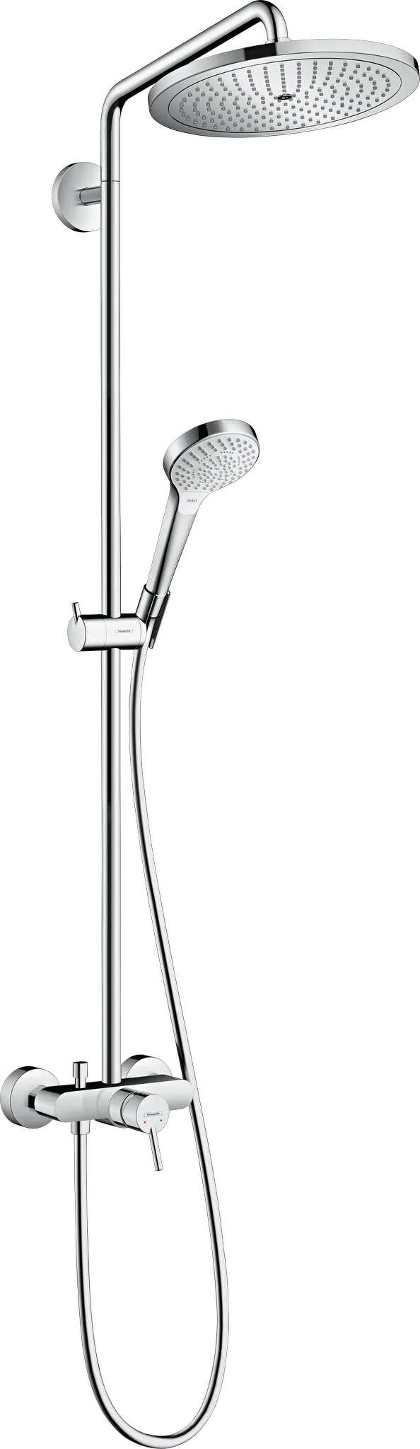 Hansgrohe Croma Select S Showerpipe 280 1jet mit Einhebelmischer, Chrom Hansgrohe Croma Select S Showerpipe 280 1jet mit Einhebelmischer, Chrom