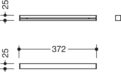 HEWI Wandprofil mit Kappe/n in Signalweiß matt HEWI Wandprofil mit Kappe/n in Signalweiß matt