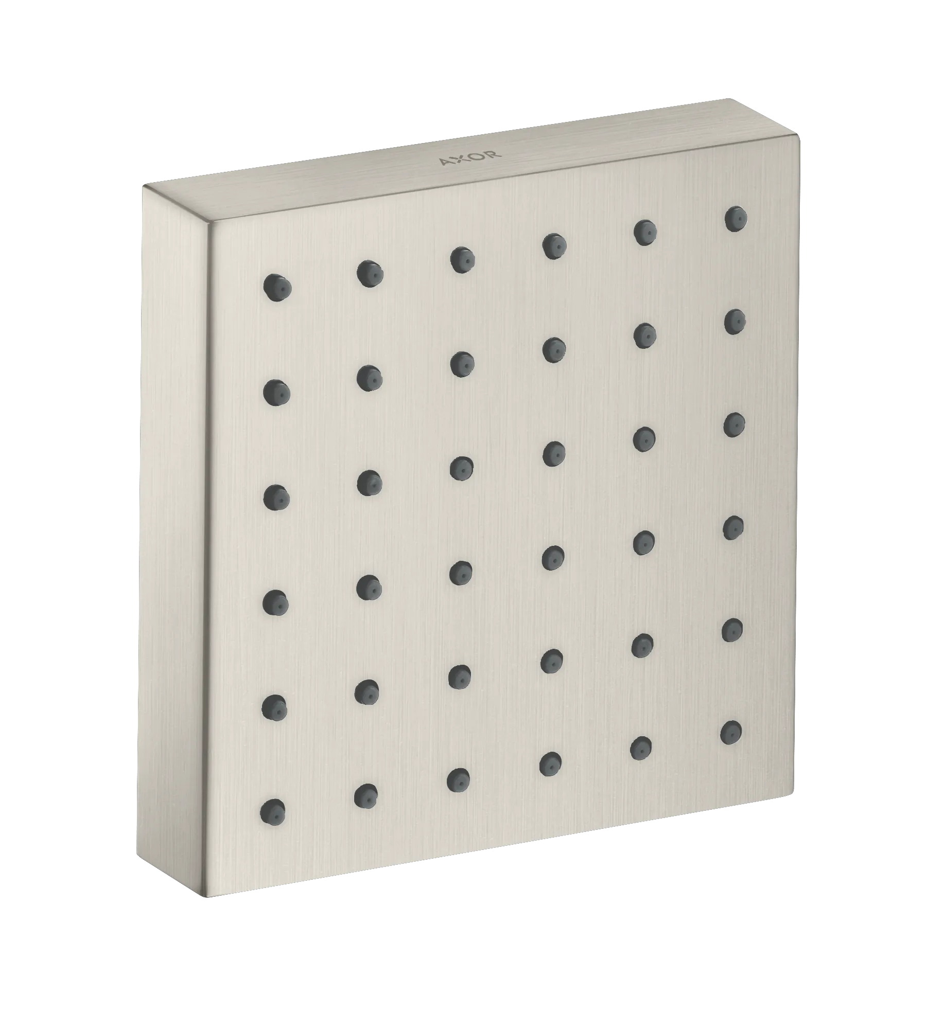Hansgrohe AXOR ShowerSolutions Brausemodul 120/120 Unterputz eckig Edelstahl Optic