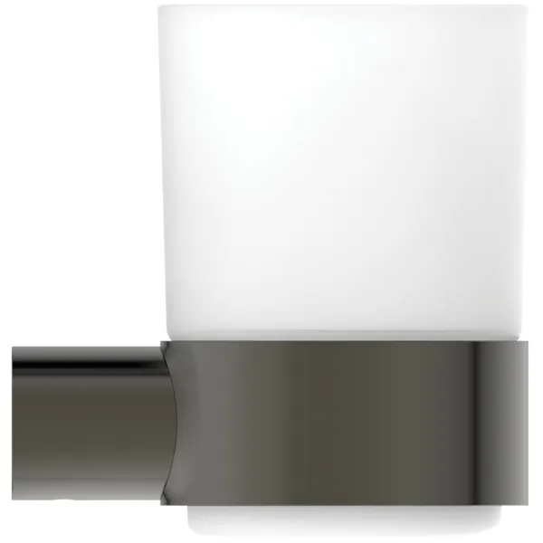 Zahnputzbecher Conca, rund, Brushed Gold Zahnputzbecher Conca, rund, Brushed Gold
